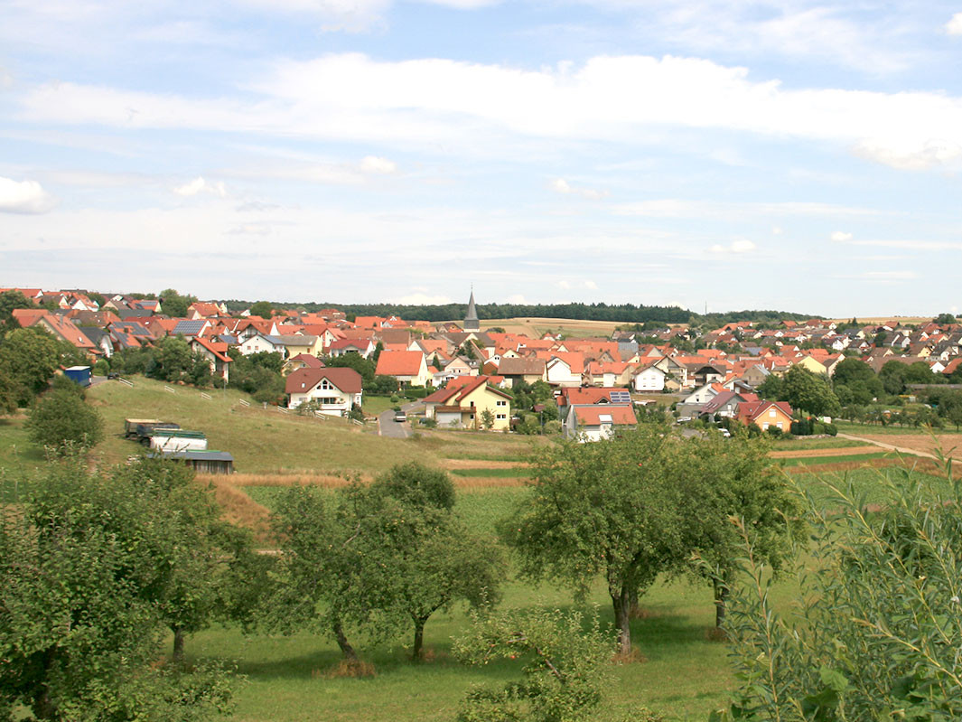  Blick auf Gerchsheim 