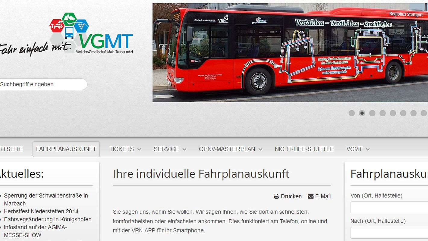  Screenshot Homepage VGMT 
