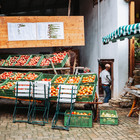 Apfelverkaufsstand
